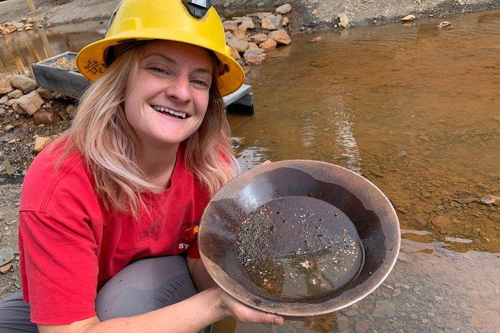 Real Gold Mine Tour with, gold panning and more