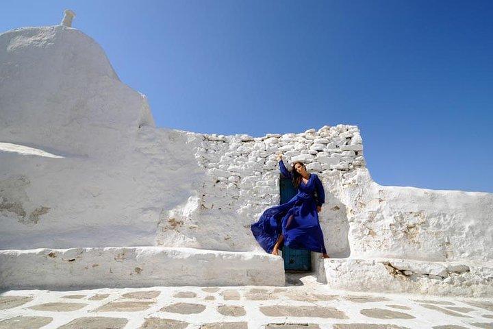 Privéfotosessie met een lokale fotograaf in Tinos