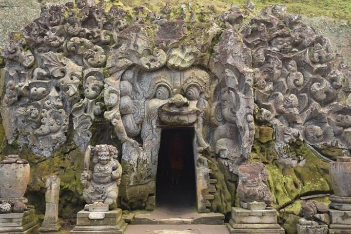 Bali Elephant Cave, Ubud en Waterfall Privétour met lunch