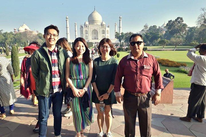 Taj Mahal e Agra Fort Group Tour De Delhi