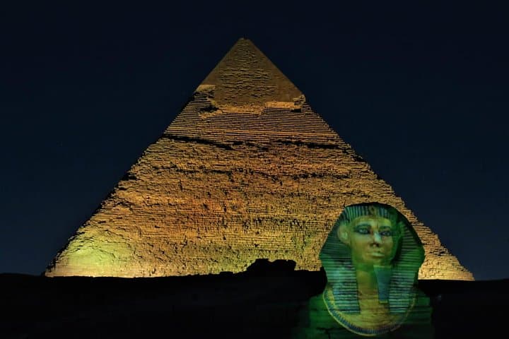 Pyramids Sound and Light Show with Private transfer