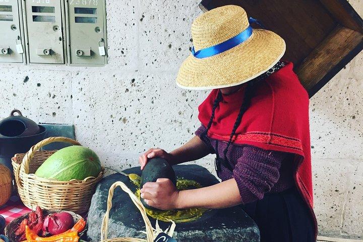 Une visite gastronomique guidée de 3 heures avec 4 restaurants emblématiques d'Arequipa
