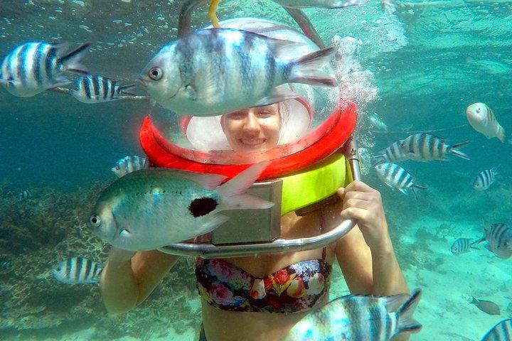 Mesmerizing Ile aux Cerf: lancha, GRSE, almoço e caminhada submarina (dia inteiro)