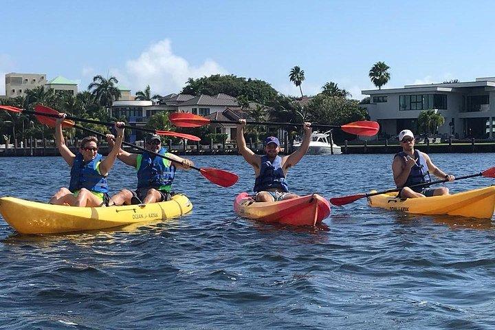 Tour di Seven Isles of Fort Lauderdale in kayak