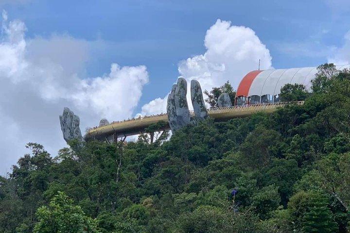 My Son Sanctuary Tour & Golden Bridge mit der Seilbahn, Jungle ab Da Nang oder Hoi An