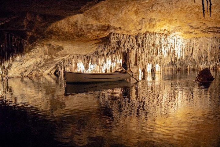 Excursión privada de un día a las cuevas del Drach en Mallorca en coche con recogida en el hotel
