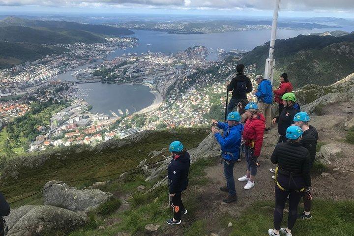 Zipline vid Mt Ulriken i Bergen