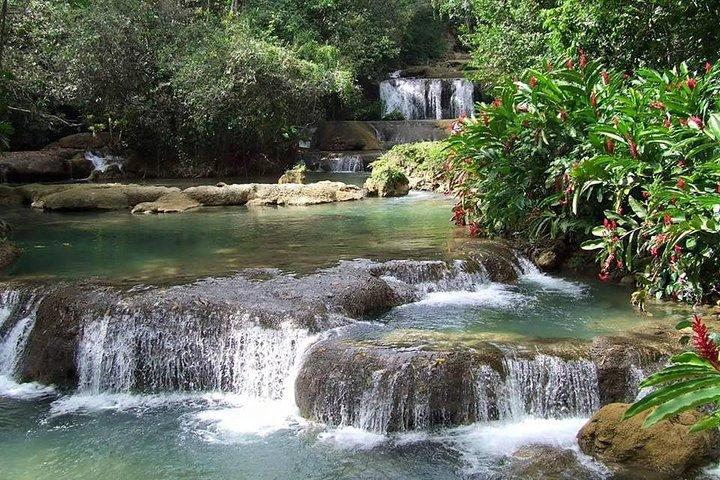 モンテゴベイからのYS FallsとPelican Bar Adventure Tour