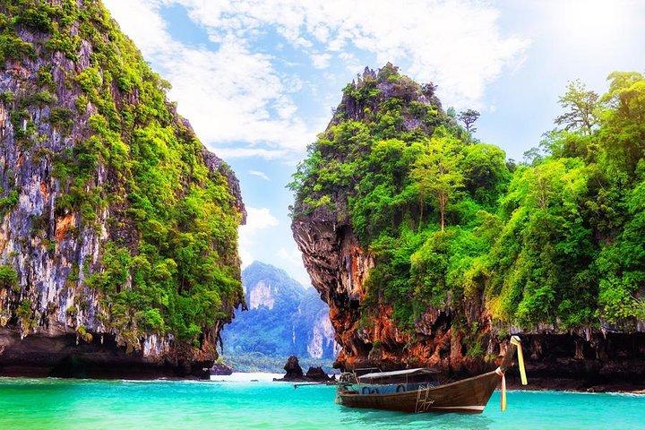 Hong Island en bateau à longue queue de Krabi