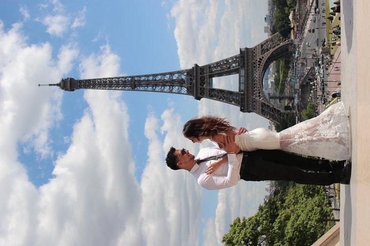 Paris fotografering med professionel fotograf