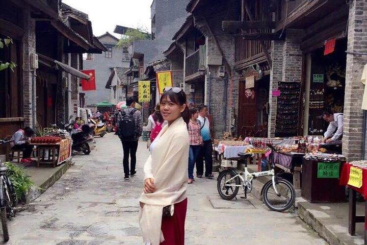 Li River Cruise com bambu Rafting & Xianggong Hill Tour Privado