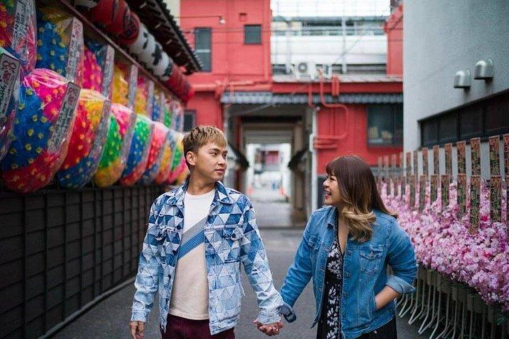 東京で地元の写真家とのプライベートフォトセッション