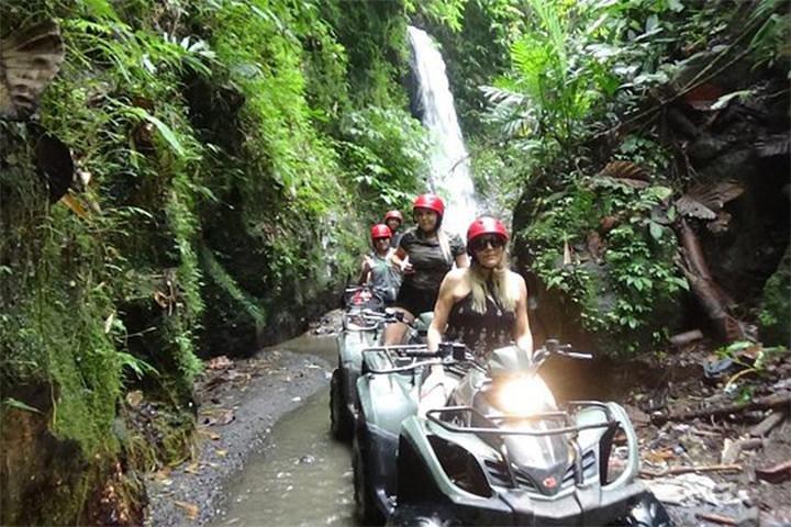 KUBER ATV UBUD – Tunnel Wasserfall Reisfeld Dschungel mit Privatwagen