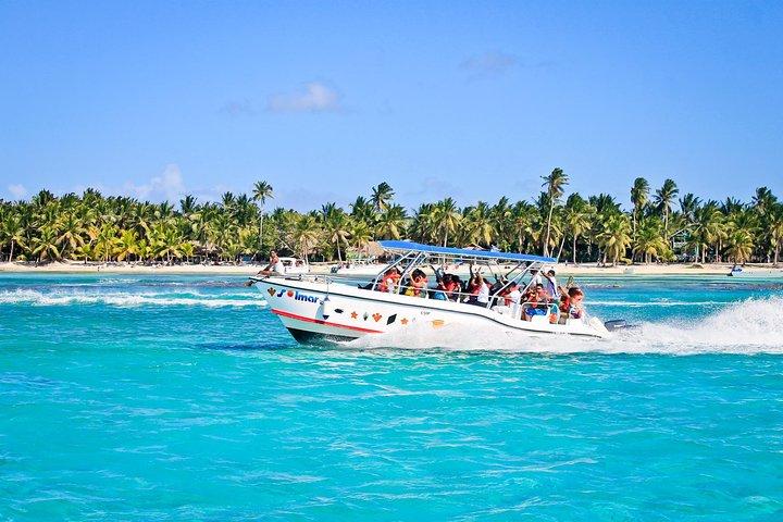 Journée complète sur l'île de Saona au départ de Punta Cana