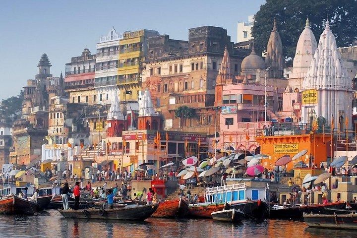 All-Inclusive-Stadtrundfahrt in Varanasi mit Gangesbootfahrt