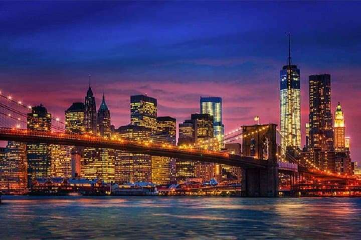 New York Big Bus Sightseeing Night Tour by Open-top Bus