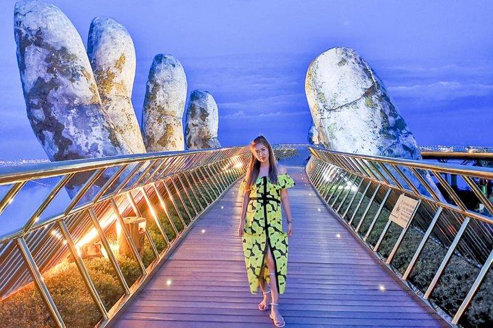 Overvej stress privat transfer til Ba Na Hills & Golden Bridge