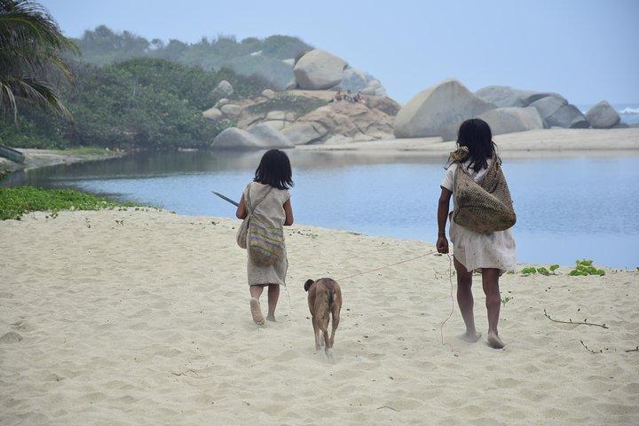 1 dia - parque tayrona, comunidade kogui e praia el cabo.
