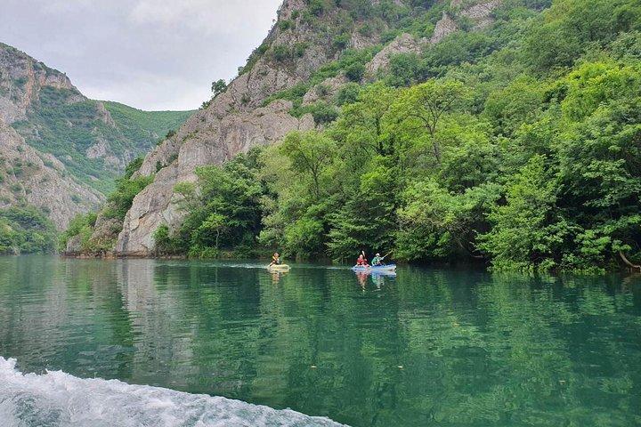 Tour privato di Millenium Cross, St. Pantelemon Monastery e Matka Canyon da Skopje