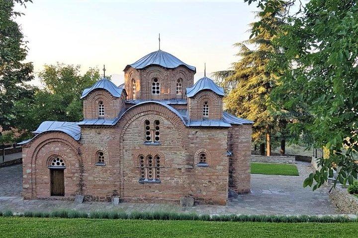 Tour privato di Millenium Cross, St. Pantelemon Monastery e Matka Canyon da Skopje