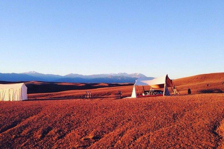 Agafay Desert & Majestic Atlas Mountains Day Trip From Marrakech and Camel Ride