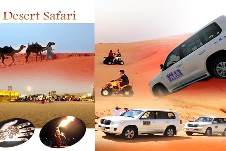 Dubai Red Dune Safari, ATV Quadbiking 10 mins, BBQ, shows