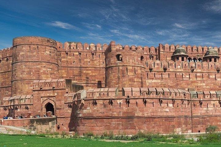 Tour privato di un giorno del Taj Mahal con Heritage Walk e Rickshaw Ride