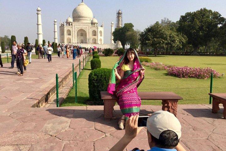 Tour privé du Taj Mahal avec un guide bien informé