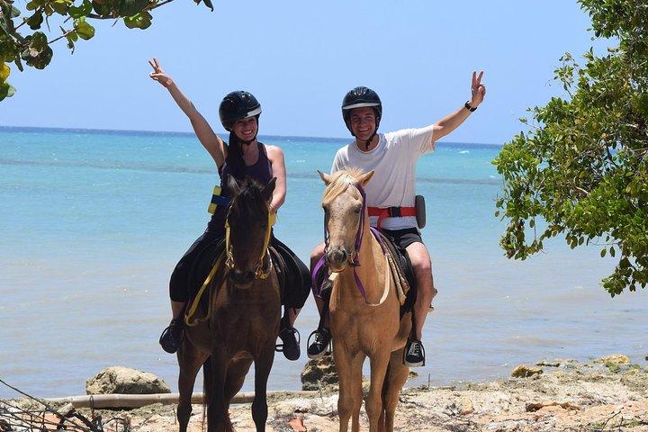 Zipline + Reiten Abenteuertour ab Negril