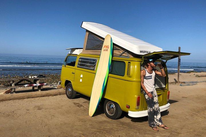 Malibu Beach Surf Tour en una camioneta VW Vintage