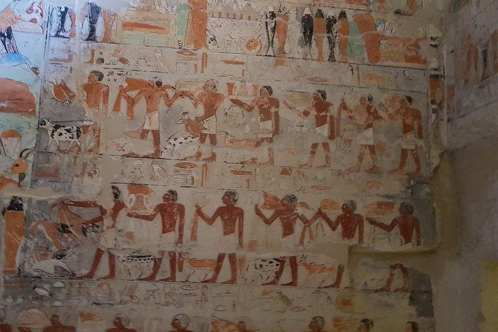 Upptäck mysterierna av pyramiderna i Giza & Sakkara & Dahshur med guide