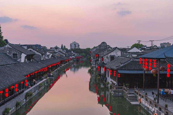 Fengjing Ancient Water Town Private Tour von Shanghai mit Bootsfahrt
