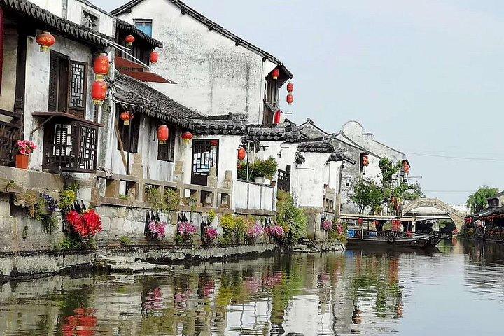 Fengjing Ancient Water Town Private Tour von Shanghai mit Bootsfahrt