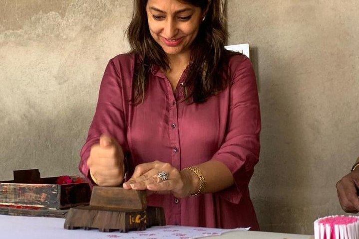 Workshop sulla stampa a blocchi a Jaipur! (compreso il pranzo)