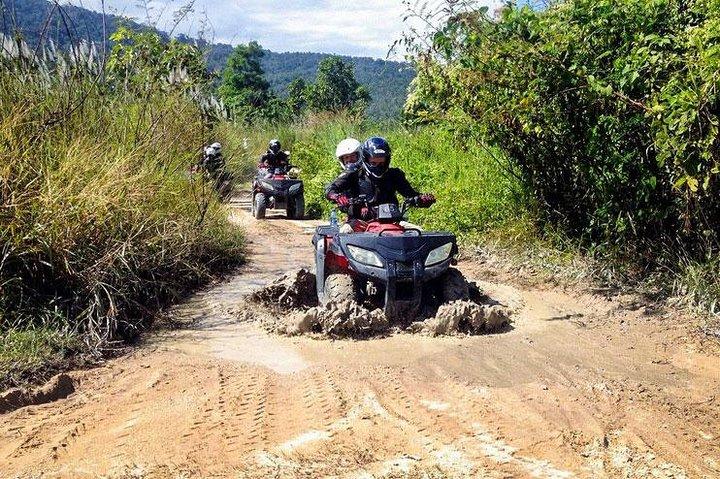 Tolles ATV-Bike 1 Stunde mit Zipline Adventure 18 Platforms