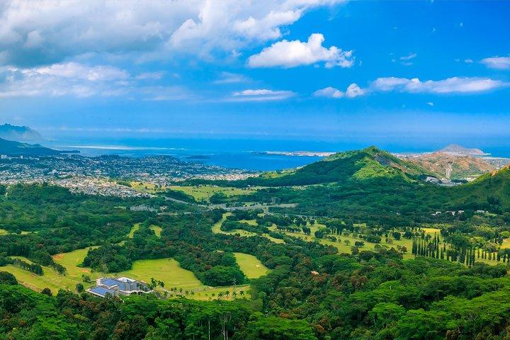 Visite privée de l'île du Cercle vert et bleu Oahu (se habla espanol)