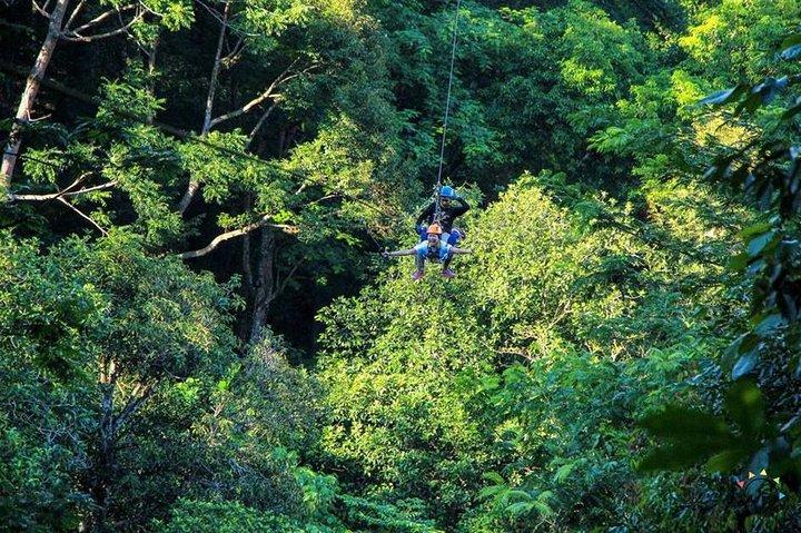 Tolles ATV-Bike 1 Stunde mit Zipline Adventure 18 Platforms