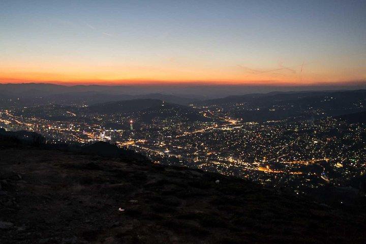 Olympische berg Trebević wandeling