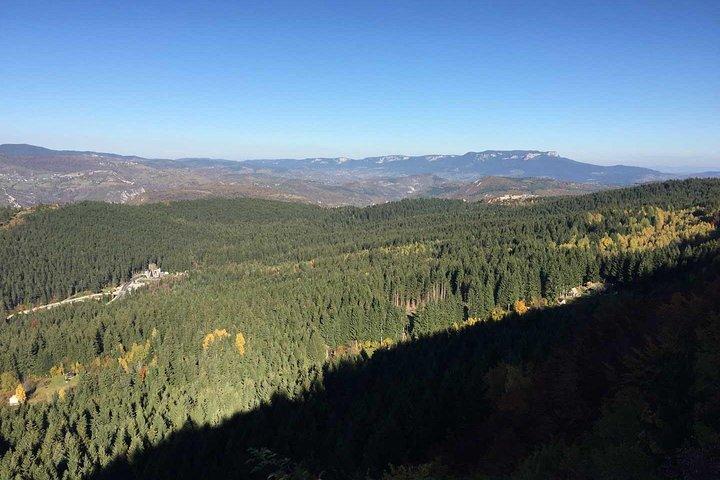 Olympische berg Trebević wandeling