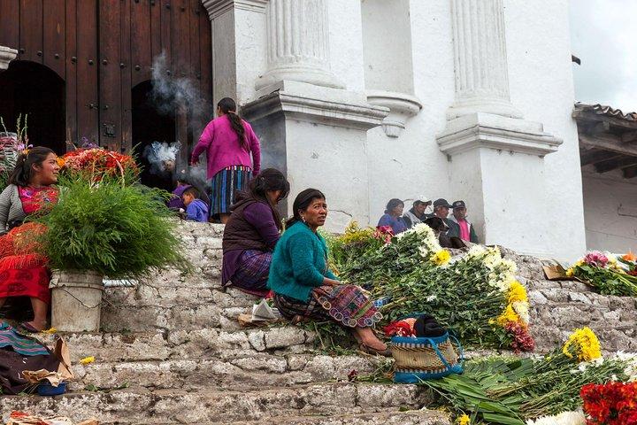 Tur til Chichicastenango, et forfædres mayamarked + Panajachel