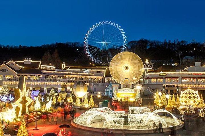 Tour privado de 4 días a la isla de Nami y Petite France y Seúl y Everland