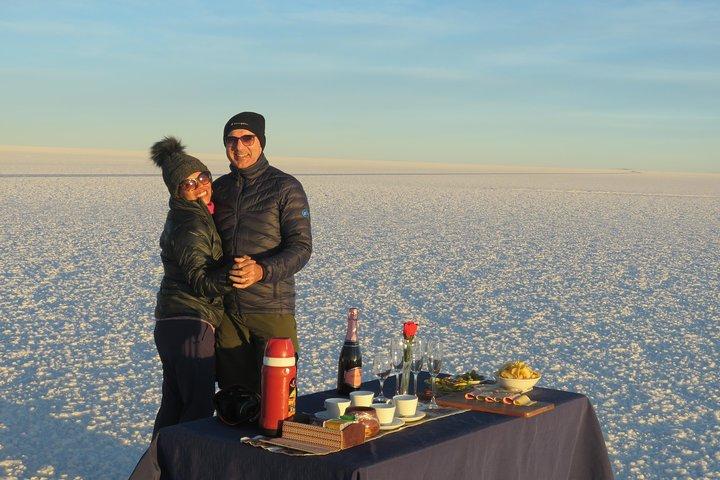 Privado: passeio ao pôr do sol e luz das estrelas em salinas de Uyuni.