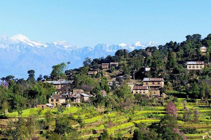 Nagarkot Sunrise Day Tour-weergave van het Himalayagebergte met Hotel Pickup