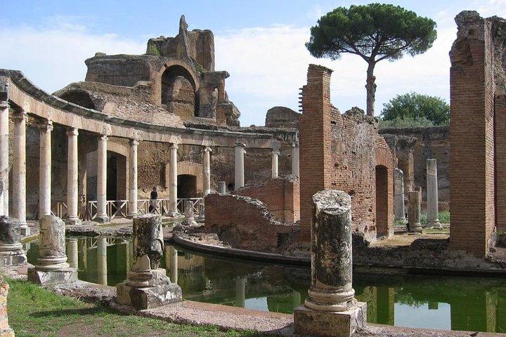 Excursion d'une journée à Tivoli : découvrez la Villa d'Hadrien et la Villa d'Este