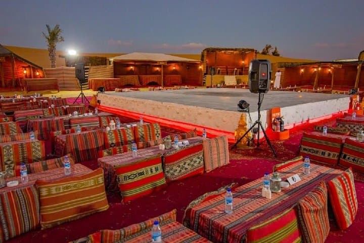 Private - Dinner in Dubai Desert with Camel Ride, BBQ Dinner and Belly Dance