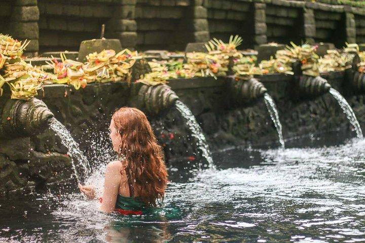 Excursion lac et volcan d'Ubud et sources chaudes naturelles