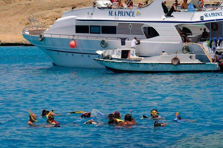 Giftun Island Snorkling vid Hurghada, Röda havet
