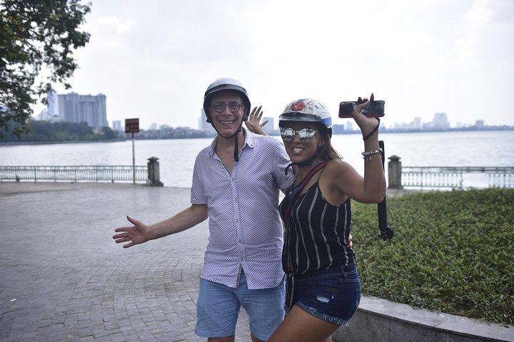 Hanoi City Street Tour sur une moto