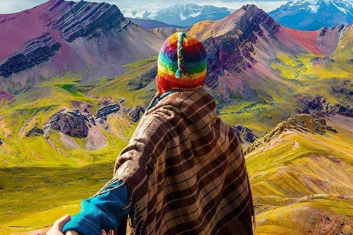 Rainbow Mountain Tour Easy Option journée complète - Palccoyo