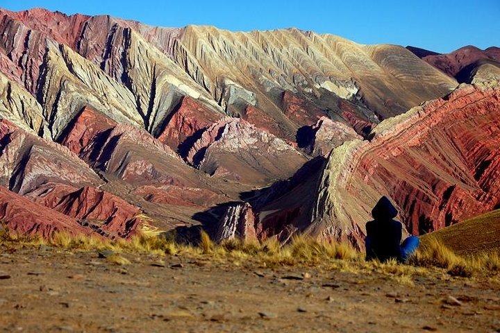 Hornocal, 14 Farben Berg, durch Humahuaca-Schlucht